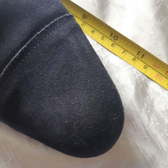 Paul Smith SZ 42 (9.5) Blue Suede Lace Up Low Top Almond Toe Derby - Picture 14 of 15